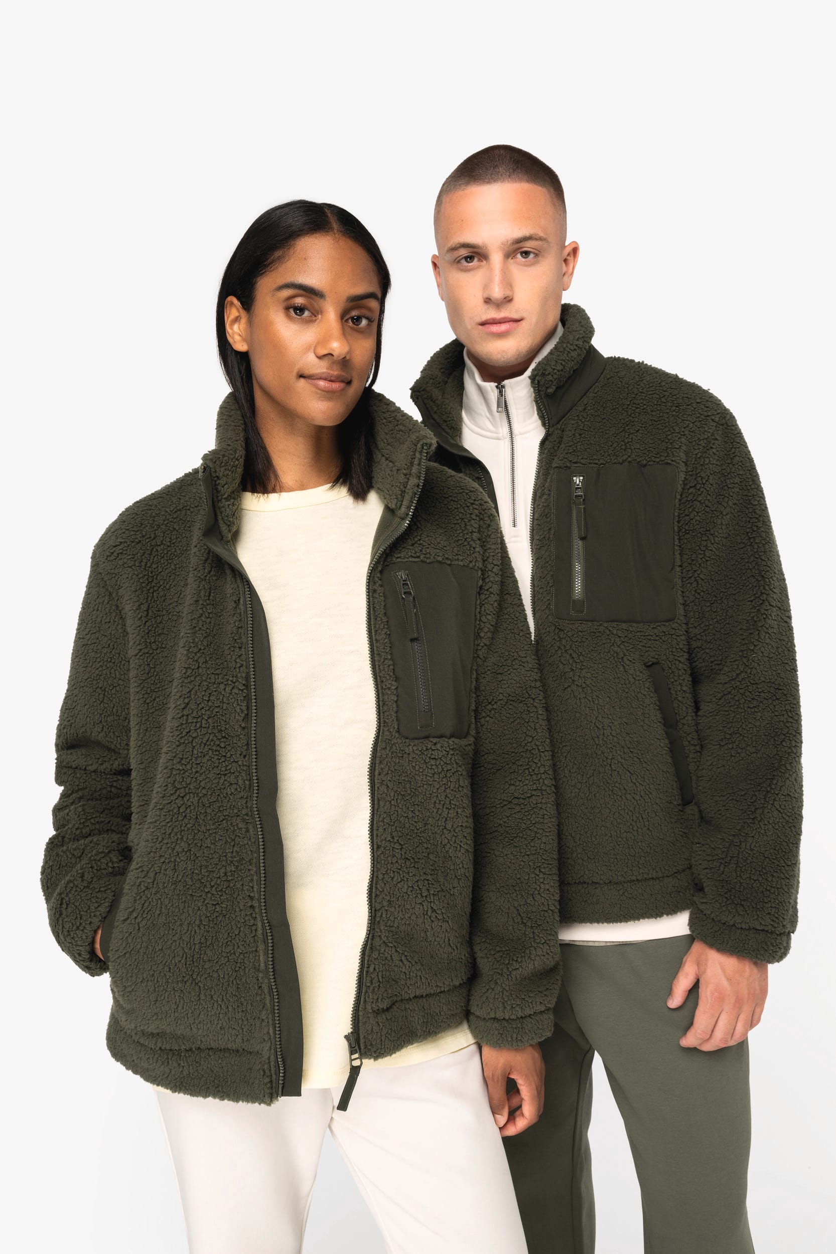 Ecologisch uniseks sherpa jack